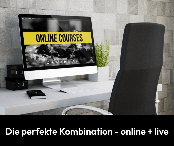 Onlinetraining Savvyspeak Ein Bild dass ein Bildschirm mit Onlinekurs zeigt